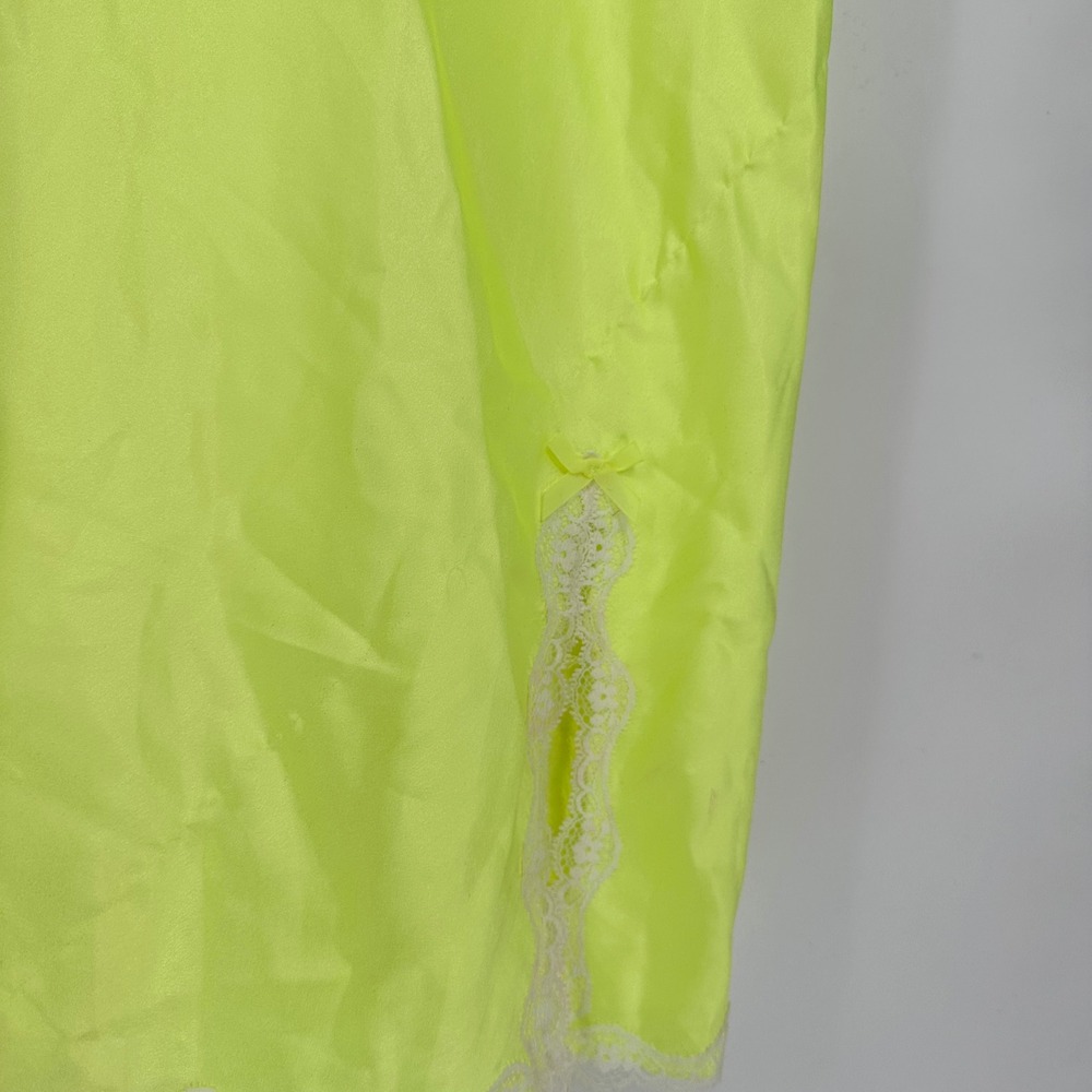 Victoria's Secret Satin Lace Cami Mini Lingerie Dresses 5 PC Bright Vibrant  L - Picture 6 of 11